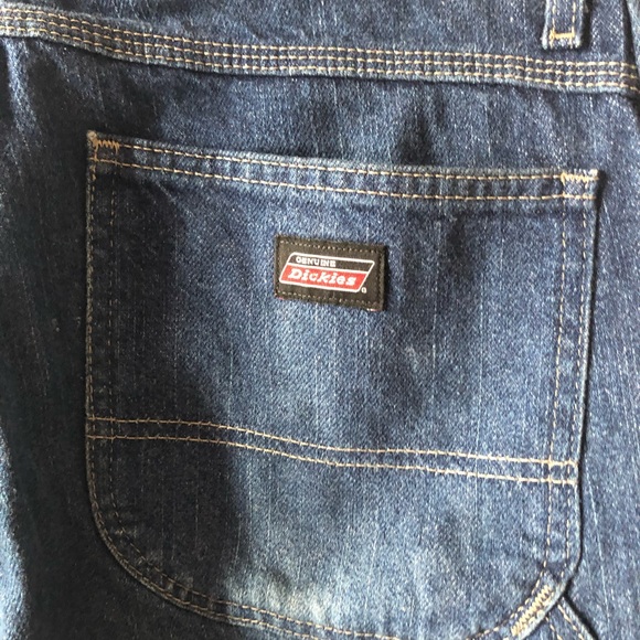 ❤️Y2K Dickies blue jeans denim pockets 32 x30 - Picture 4 of 5